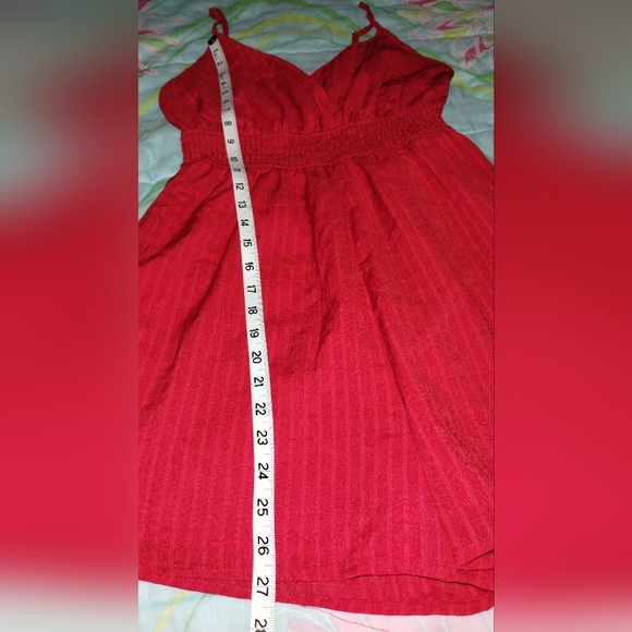 Red Romper Suit with Spaghetti Straps - Picture 6 of 9